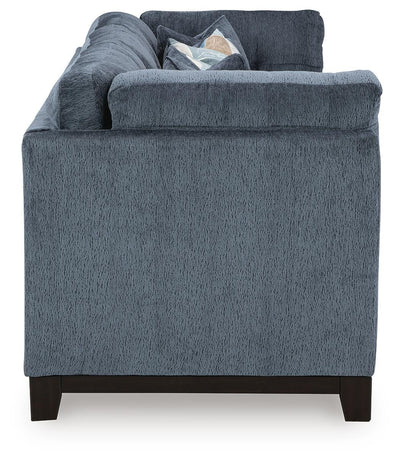 Maxon Place 3-Piece Sectional and Ottoman in Navy