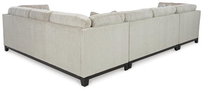 Maxon Place 3-Piece LAF Chaise Sectional in Stone Chenille