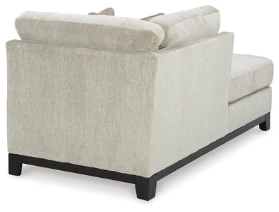 Maxon Place 3-Piece Double Chaise Sectional in Stone Chenille