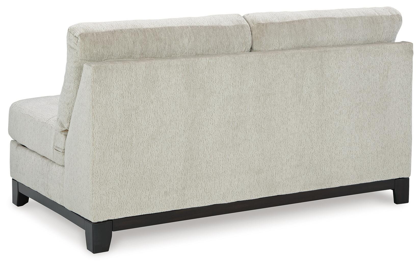 Maxon Place 3-Piece Double Chaise Sectional in Stone Chenille