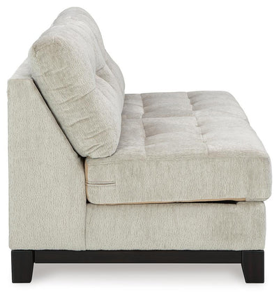 Maxon Place 3-Piece Double Chaise Sectional in Stone Chenille