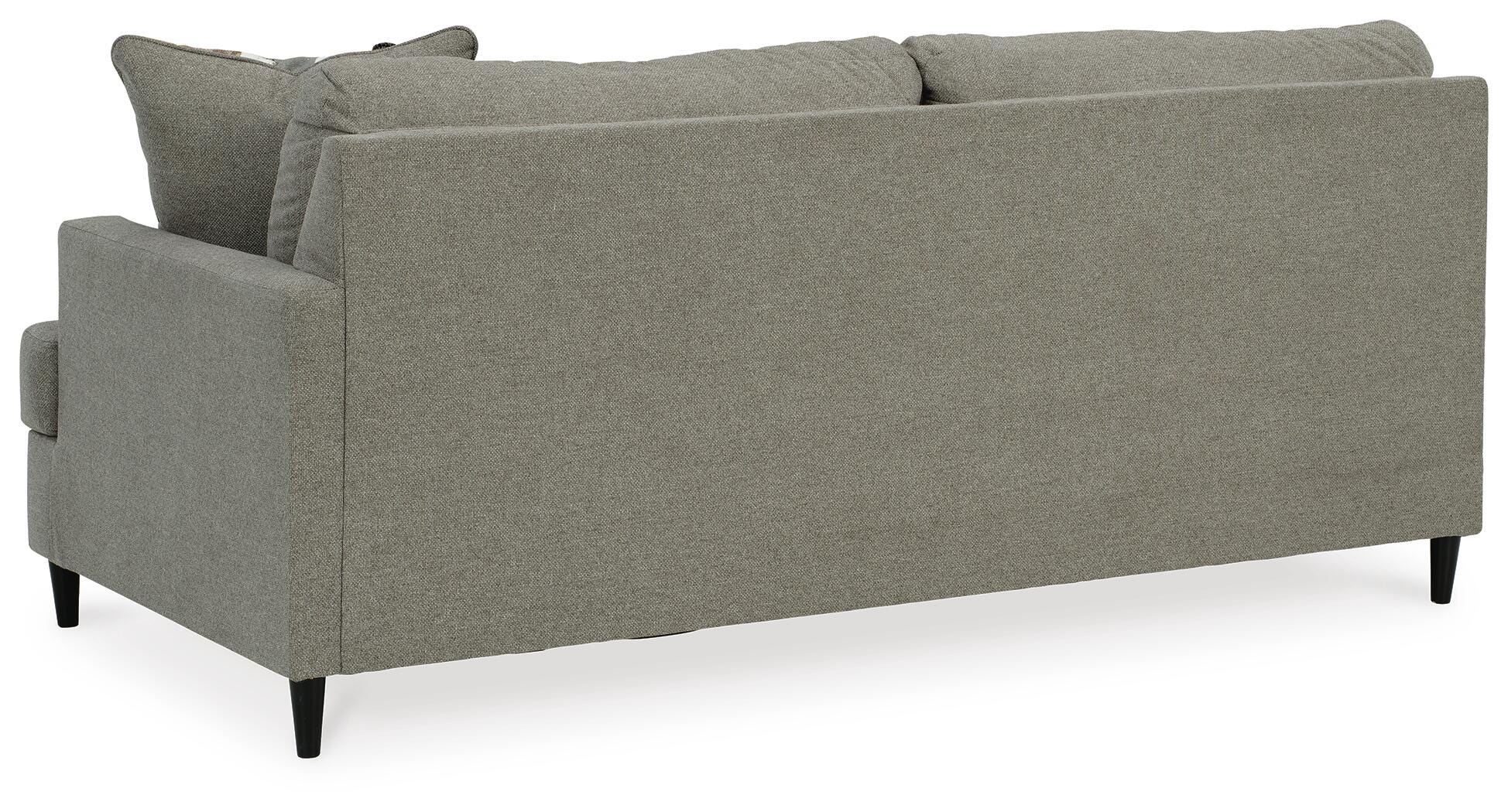 Santasia 2-Piece LAF Chaise Sectional in Granite Chenille