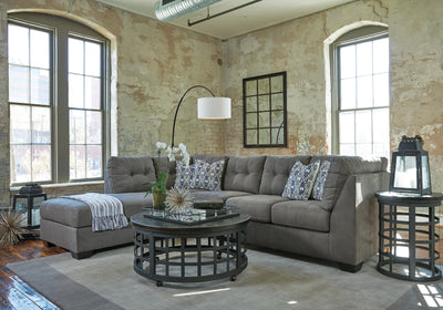 Pitkin 2-Piece LAF Chaise Sectional in Slate Chenille