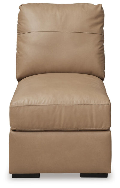 Bandon 4-Piece LAF Sectional in Toffee Leather