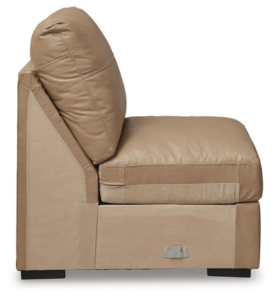 Bandon 3-Piece LAF Sectional in Toffee Leather