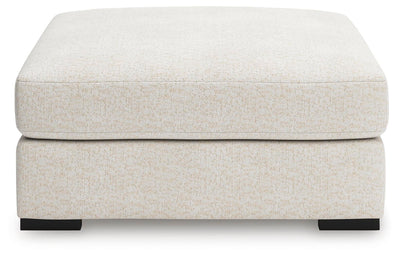 Donelson Creek 4-Piece Sectional and Ottoman in Vanilla