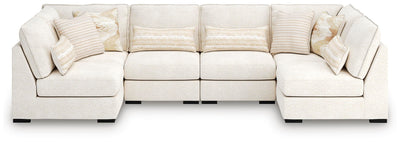 Donelson Creek 6-Piece Sectional in Vanilla