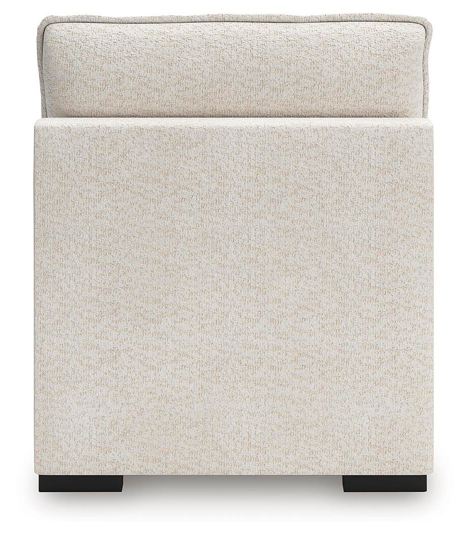 Donelson Creek 4-Piece Sectional and Ottoman in Vanilla