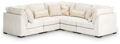 Donelson Creek 5-Piece Sectional in Vanilla