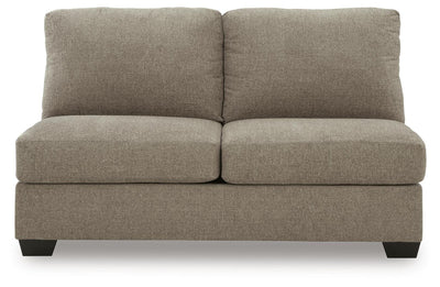 Newellen 3-Piece RAF Chaise Sleeper Sectional in Hemp Chenille
