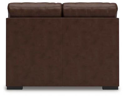 McDowlan 3-Piece LAF Chaise Sectional in Coffee Leather