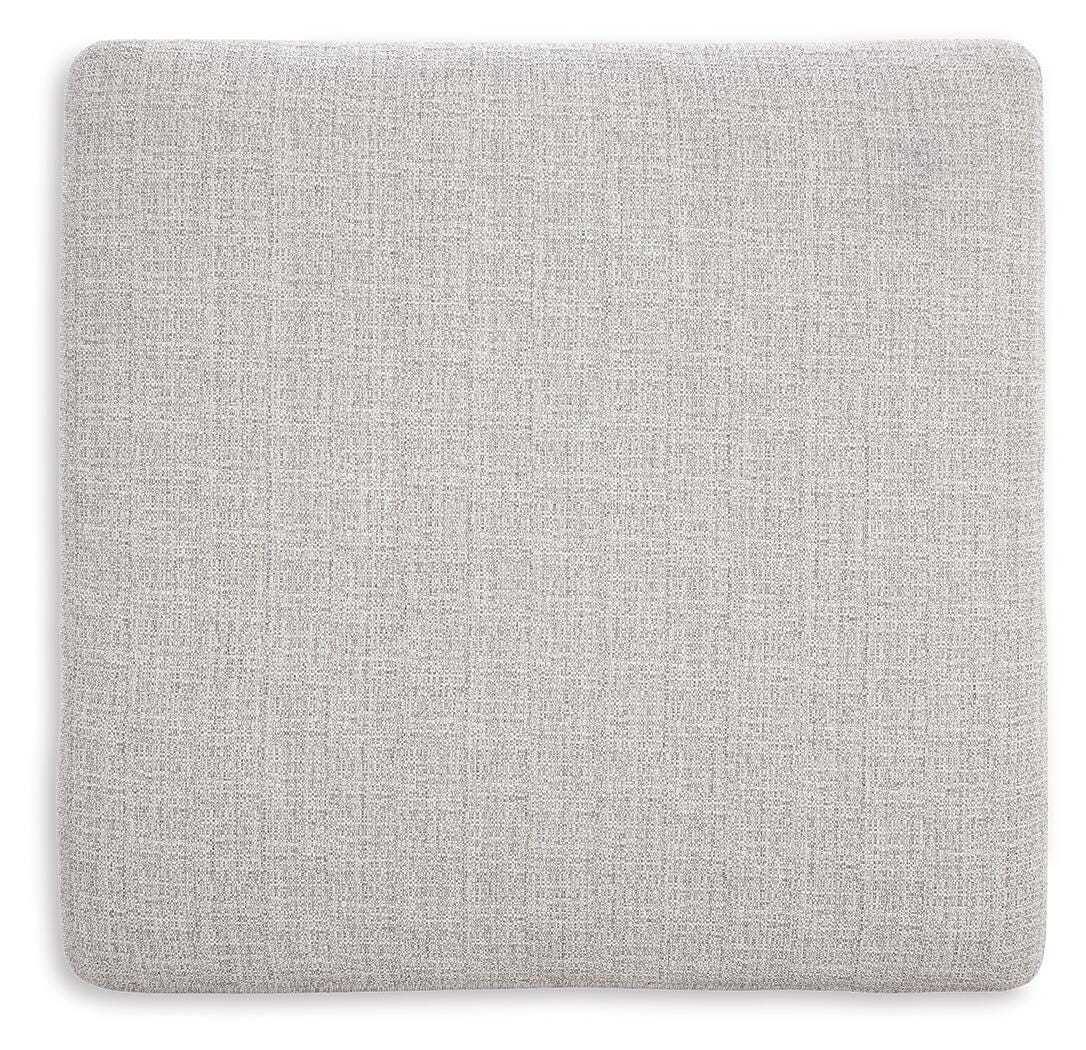 Koralynn 3-Piece Sectional and Oversized Accent Ottoman in Stone