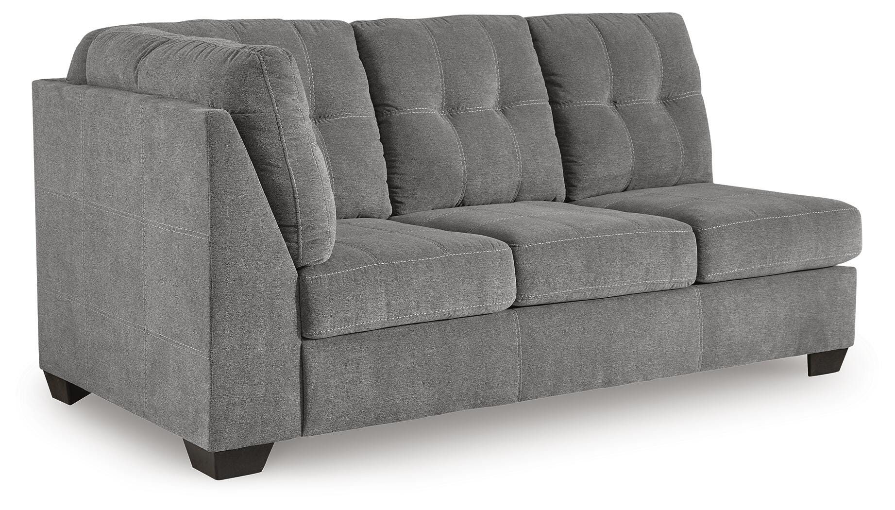 Marleton 2-Piece Sectional and Ottoman in Gray
