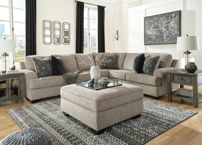 Bovarian 3-Piece RAF Sectional in Stone Chenille
