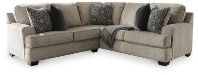 Bovarian 2-Piece RAF Sectional in Stone Chenille