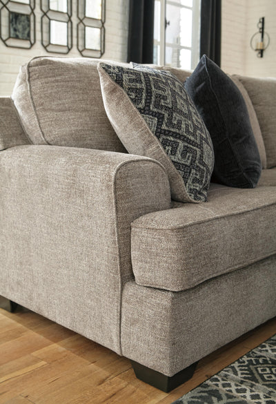 Bovarian 4-Piece RAF Sectional in Stone Chenille