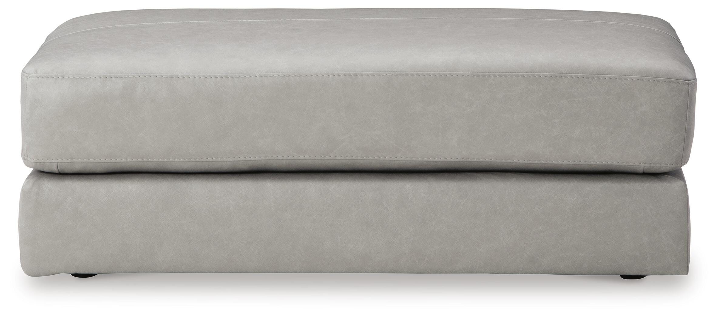 Amiata 2-Piece Sectional with Chaise and Ottoman in Glacier