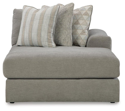 Avaliyah 6-Piece RAF Chaise Sectional in Ash Chenille
