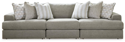 Avaliyah 3-Piece Sectional Sofa in Ash Chenille