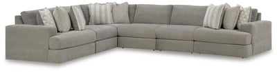 Avaliyah 6-Piece Sectional in Ash Chenille