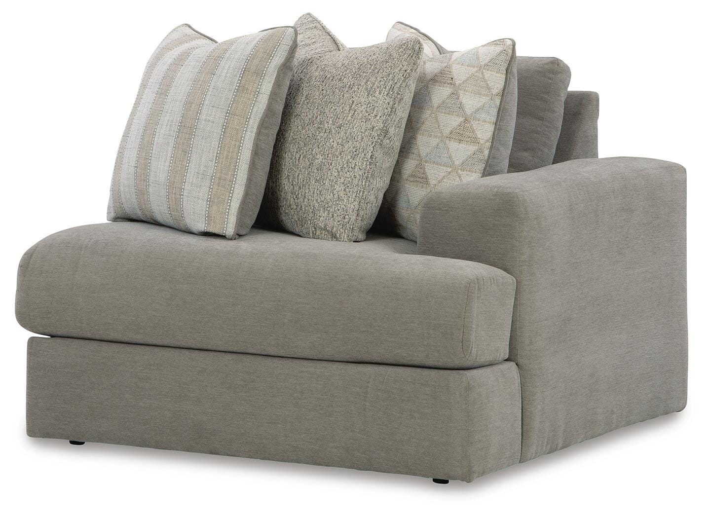 Avaliyah 6-Piece LAF Sectional in Ash Chenille