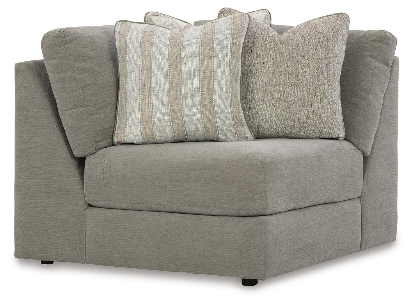 Avaliyah 6-Piece LAF Sectional in Ash Chenille