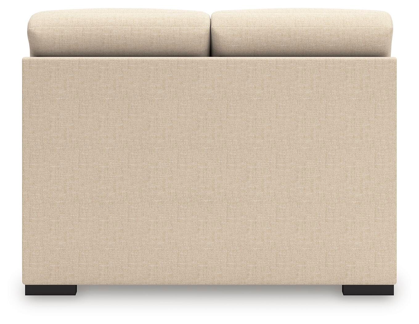 LadyMae 4-Piece LAF Chaise Sectional in Twill Performance Fabric and Next-Gen Nuvella
