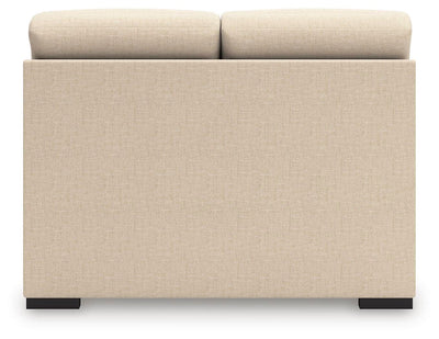 LadyMae 5-Piece LAF Chaise Sectional in Twill Performance Fabric and Next-Gen Nuvella