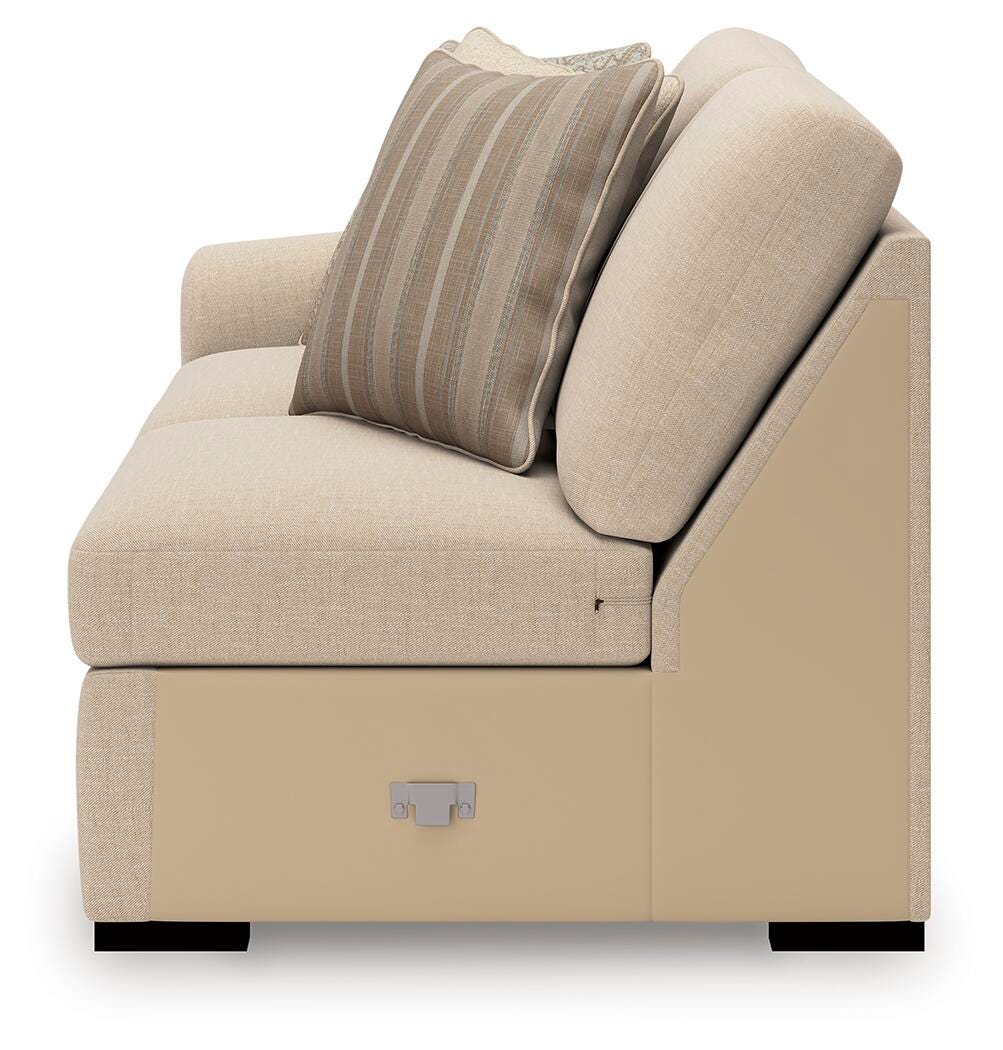 LadyMae 4-Piece Sectional in Twill