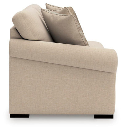 LadyMae 3-Piece Sectional in Twill Performance Fabric and Next-Gen Nuvella