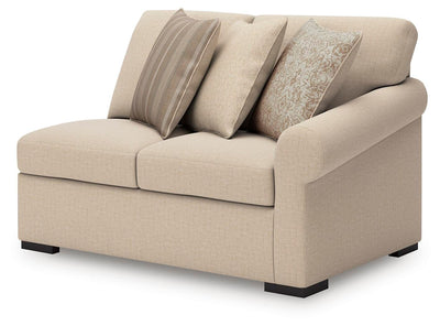 LadyMae 4-Piece Sectional in Twill