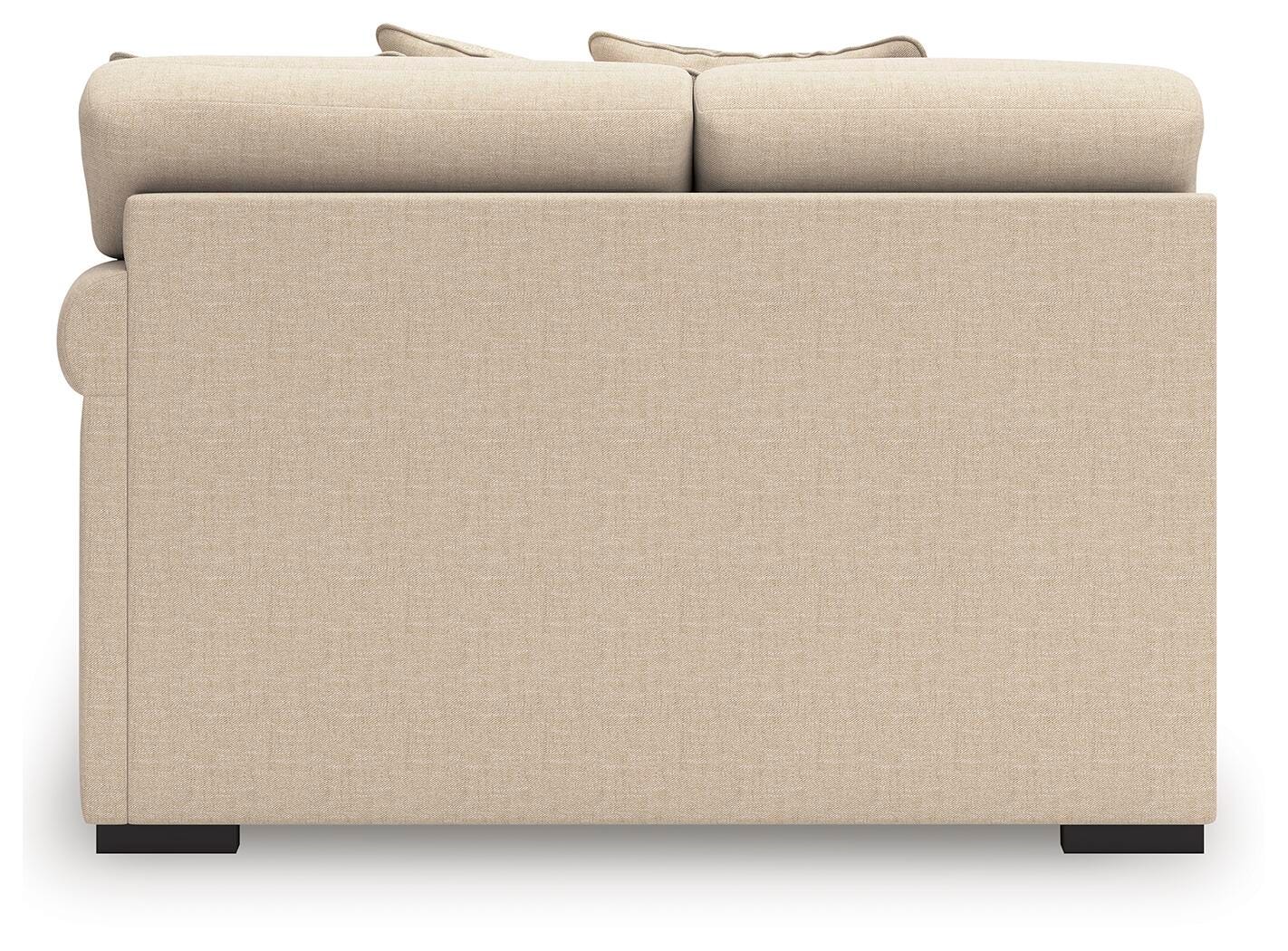 LadyMae 4-Piece Sectional in Twill