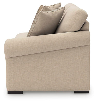 LadyMae 3-Piece Sectional in Twill Performance Fabric and Next-Gen Nuvella