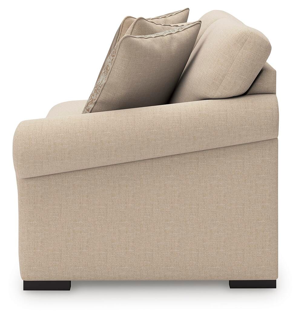 LadyMae 4-Piece Sectional in Twill