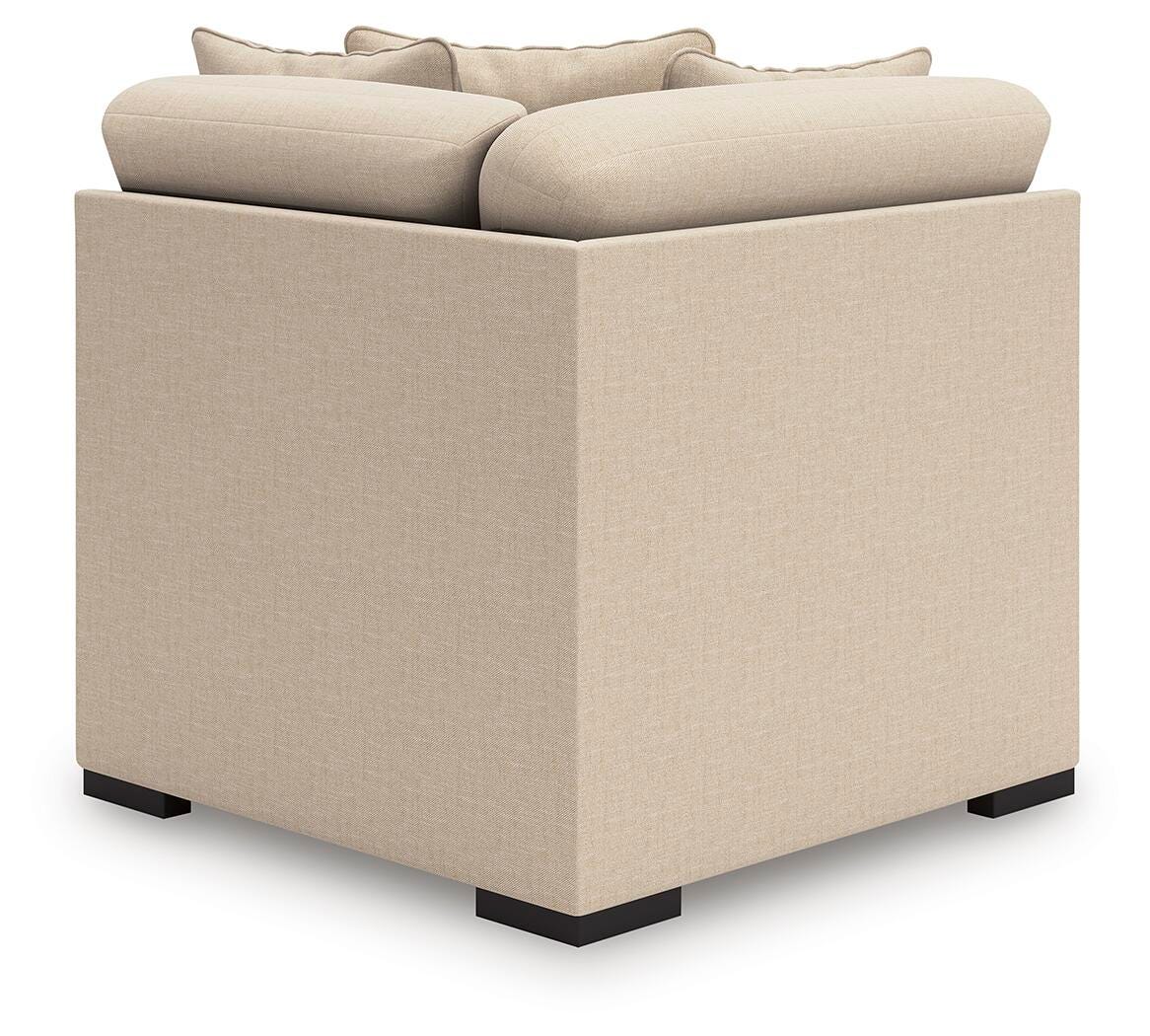 LadyMae 4-Piece Sectional in Twill