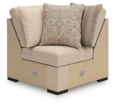 LadyMae 4-Piece Sectional in Twill