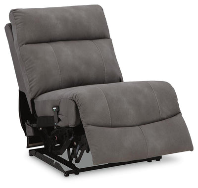 Next-Gen Durapella 6-Piece Power Reclining Sectional in Slate Microfiber