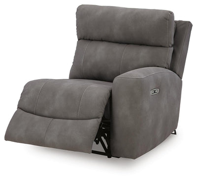 Next-Gen Durapella 3-Piece Power Reclining Sectional Sofa in Slate Microfiber