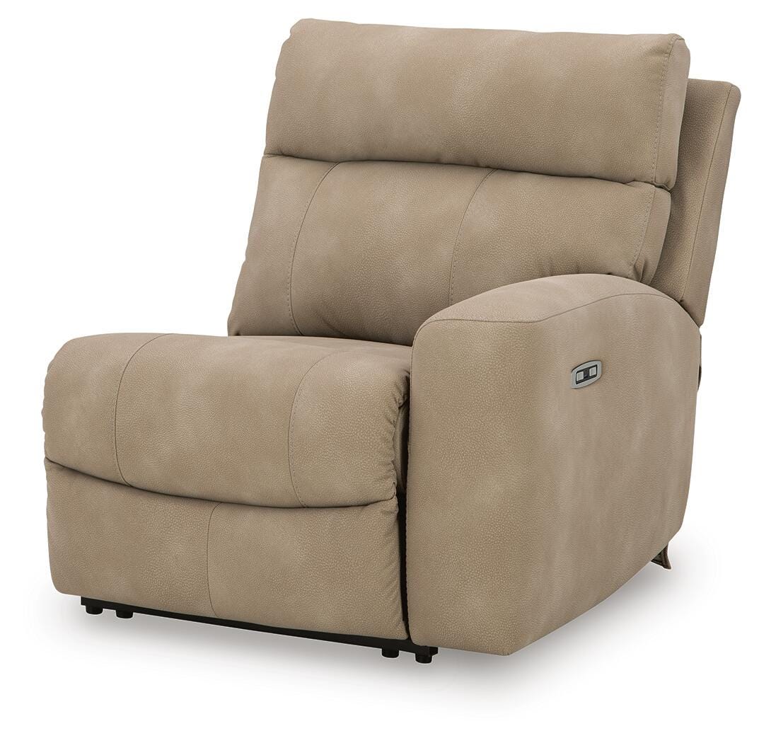 Next-Gen Durapella 3-Piece Power Reclining Sectional Sofa in Sand Microfiber