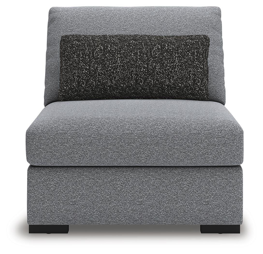 Bealton 4-Piece Sectional with Double Chaise in Salt and Pepper Performance Fabric and Next-Gen Nuvella