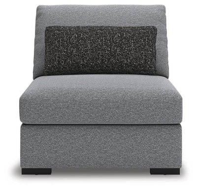 Bealton 5-Piece Sectional in Salt and Pepper Performance Fabric and Next-Gen Nuvella