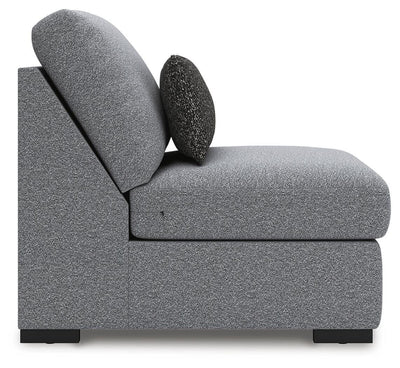 Bealton 4-Piece Sectional with Double Chaise in Salt and Pepper Performance Fabric and Next-Gen Nuvella
