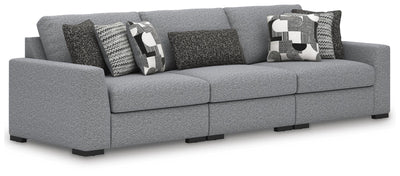 Bealton 3-Piece Sectional in Salt and Pepper Performance Fabric and Next-Gen Nuvella