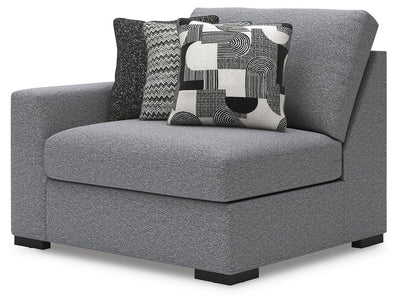 Bealton 6-Piece RAF Chaise Sectional in Salt and Pepper Performance Fabric and Next-Gen Nuvella