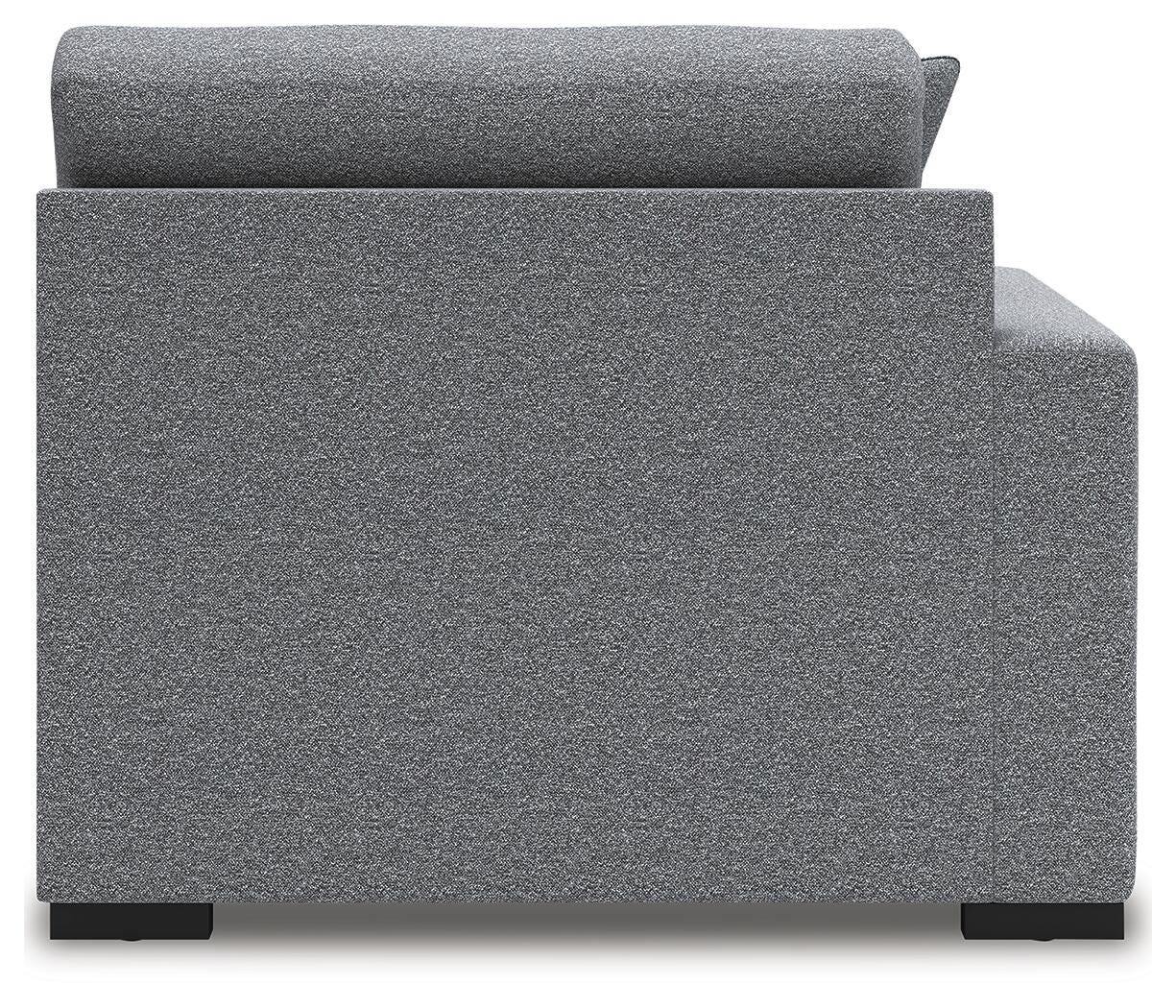 Bealton 2-Piece Sectional in Salt and Pepper Performance Fabric and Next-Gen Nuvella