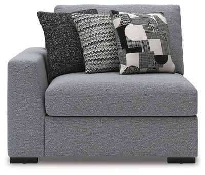 Bealton 6-Piece RAF Chaise Sectional in Salt and Pepper Performance Fabric and Next-Gen Nuvella
