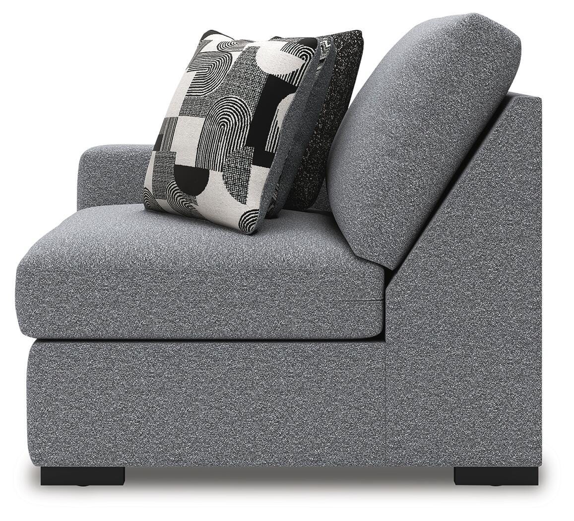 Bealton 2-Piece RAF Chaise Sectional in Salt and Pepper Performance Fabric and Next-Gen Nuvella