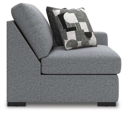 Bealton 2-Piece LAF Chaise Sectional in Salt and Pepper Performance Fabric and Next-Gen Nuvella