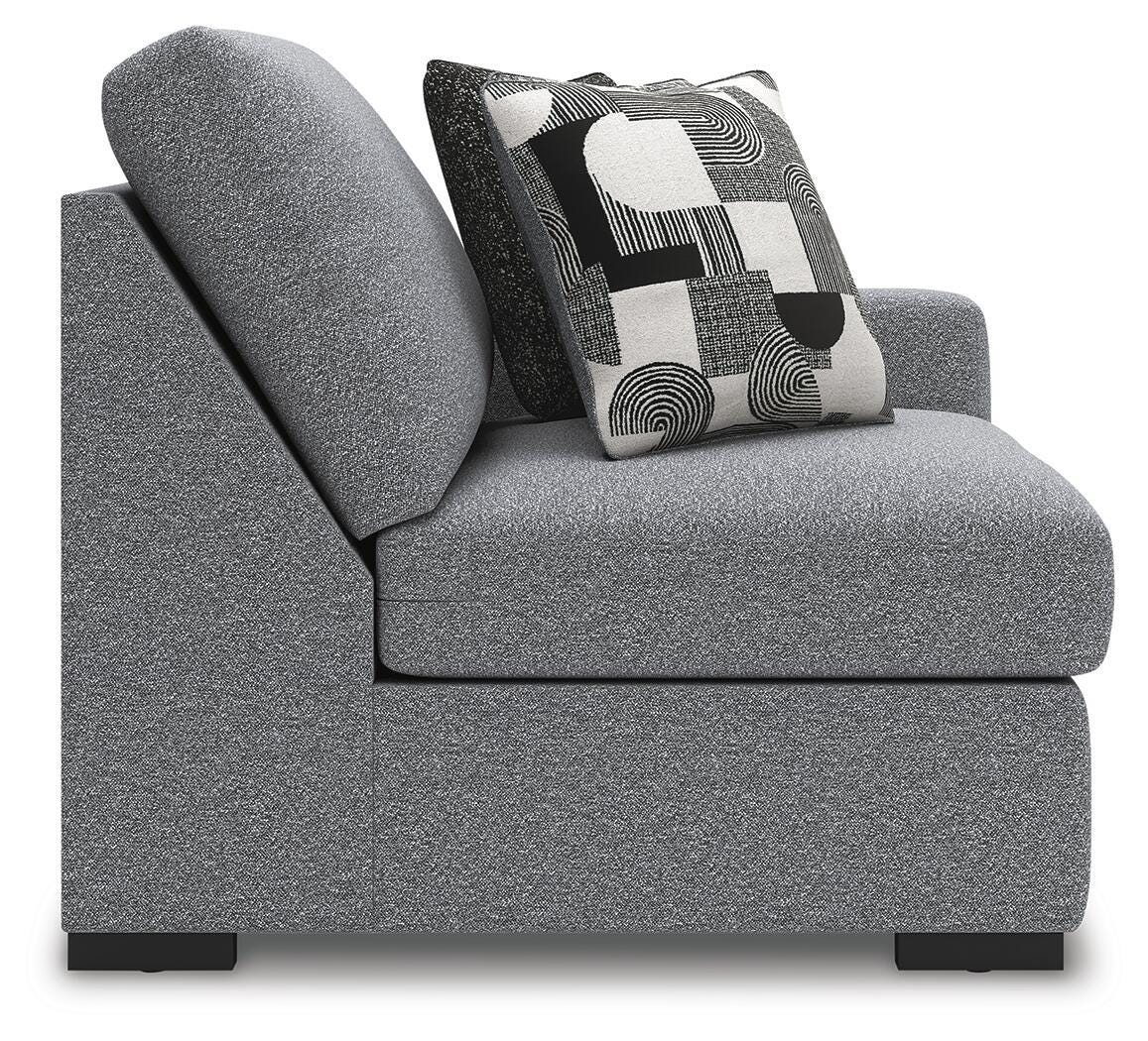 Bealton 2-Piece Sectional in Salt and Pepper Performance Fabric and Next-Gen Nuvella