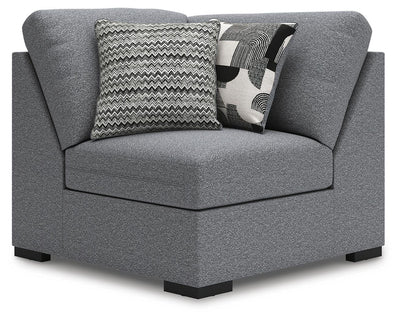 Bealton 6-Piece RAF Chaise Sectional in Salt and Pepper Performance Fabric and Next-Gen Nuvella